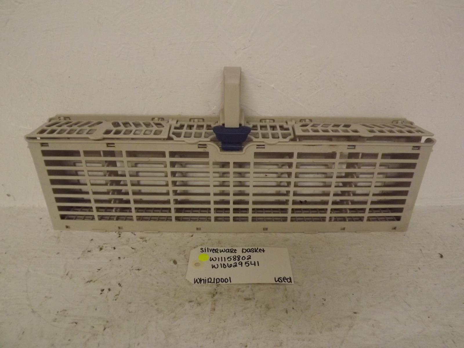 Whirlpool Dishwasher W11158802 W10629541 Silverware Basket Used Whirlpool Dishwasher W11158802 W10629541 Silverware Basket Used